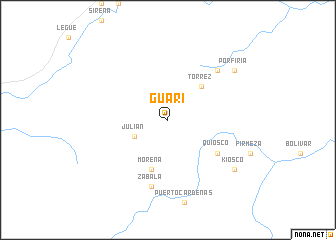 map of Guari