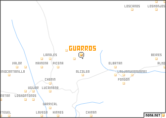 map of Guarros