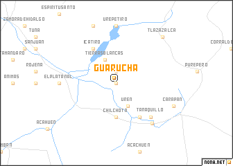 map of Guarucha