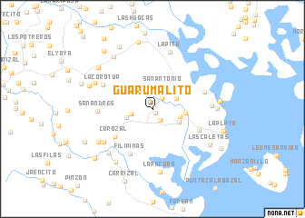 map of Guarumalito