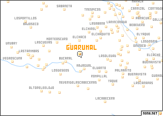 map of Guarumal