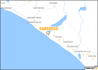 map of Guasango