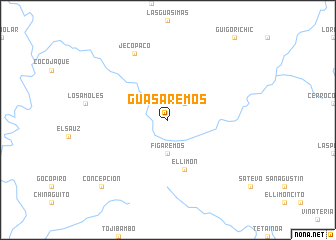 map of Guasaremos