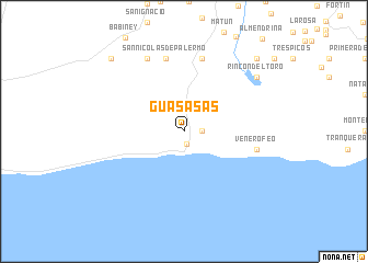 map of Guasasas