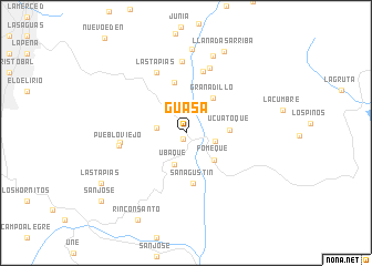 map of Guasa