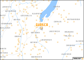 map of Guasca