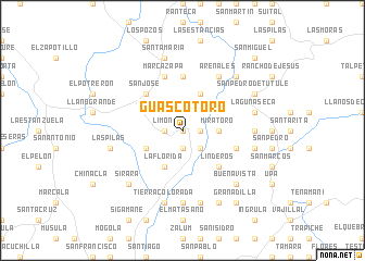 map of Guascotoro