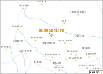 map of Guasdualito