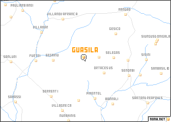 map of Guasila