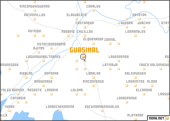 map of Guasimal