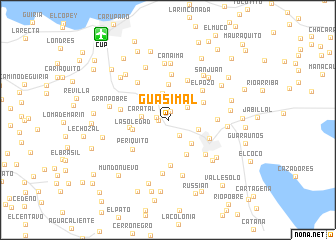 map of Guasimal