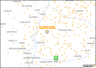 map of Guasimal