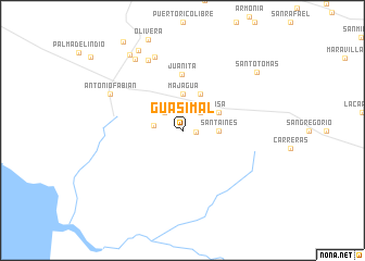 map of Guasimal