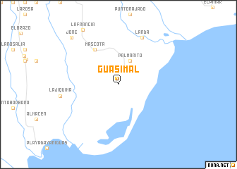 map of Guasimal