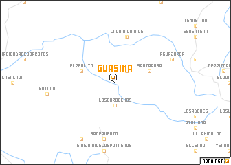 map of Guásima