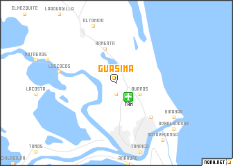 map of Guásima