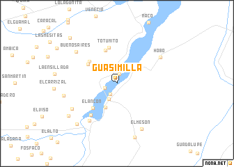 map of Guasimilla
