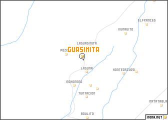 map of Guasimita