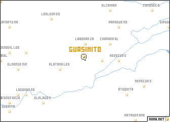 map of Guasimito