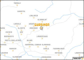 map of Guasimón