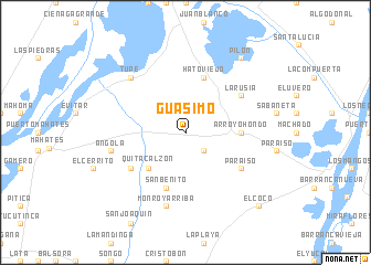 map of Guásimo