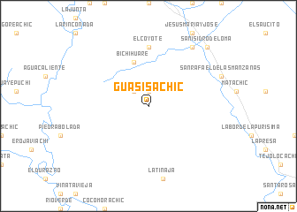 map of Guasisáchic