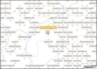 map of Guasquín