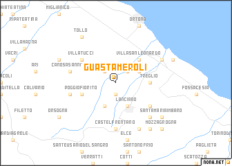 map of Guastameroli