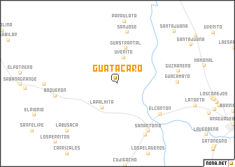 map of Guatacaro