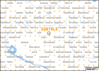 map of Guātala