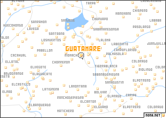 map of Guatamare