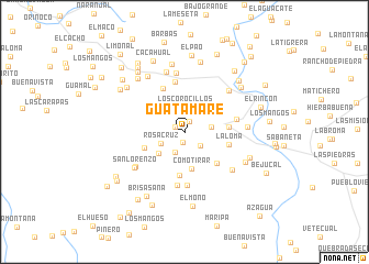 map of Guatamare