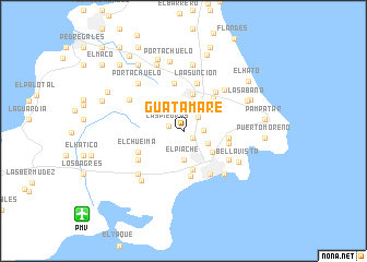 map of Guatamare