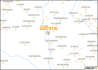 map of Guatatal