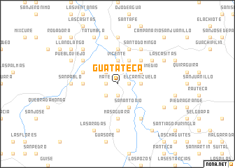 map of Guatateca