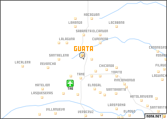 map of Guatá