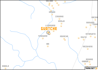 map of Guatche