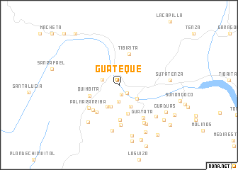 map of Guateque