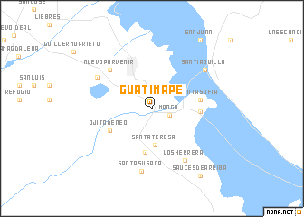 map of Guatimapé