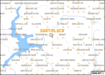 map of Guatinluca