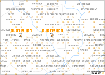 map of Guatismón