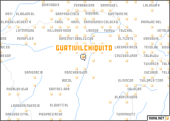 map of Guativil Chiquito