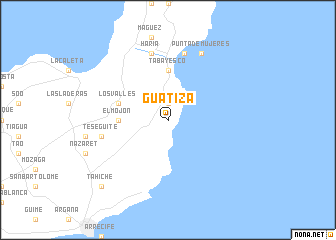 map of Guatiza