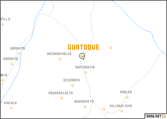 map of Guatoque