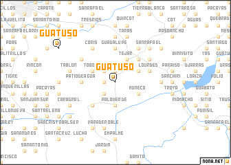 map of Guatuso