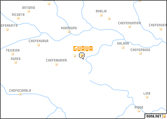 map of Guaua