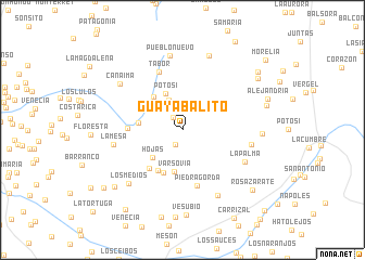 map of Guayabalito