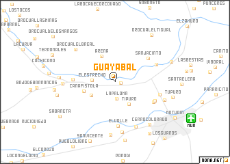map of Guayabal