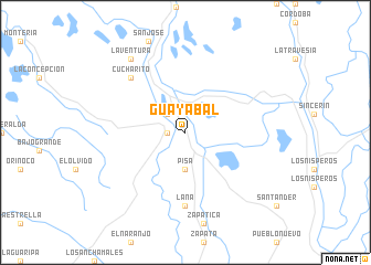 map of Guayabal