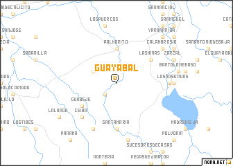 map of Guayabal